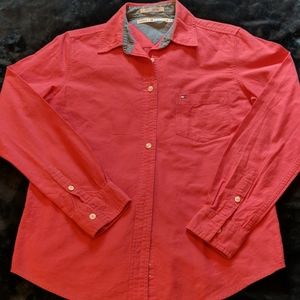 Tommy Hilfiger Pink Classic Button Down Sh…